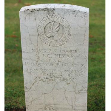 NEZAR Christoffel Jacobus Cronje 1922-1944