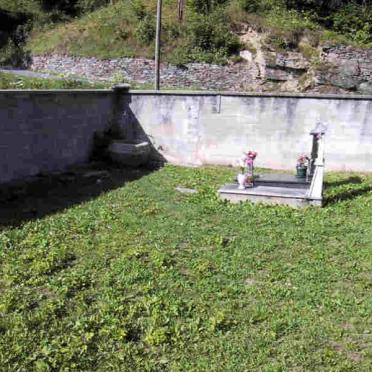 7. Ostana cemetery where those killed were originally buried.