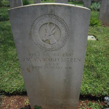 HUYSSTEEN J.M., van -1941