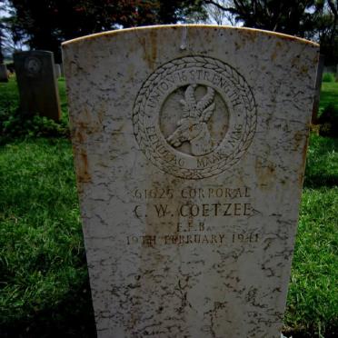COETZEE C.W. -1941