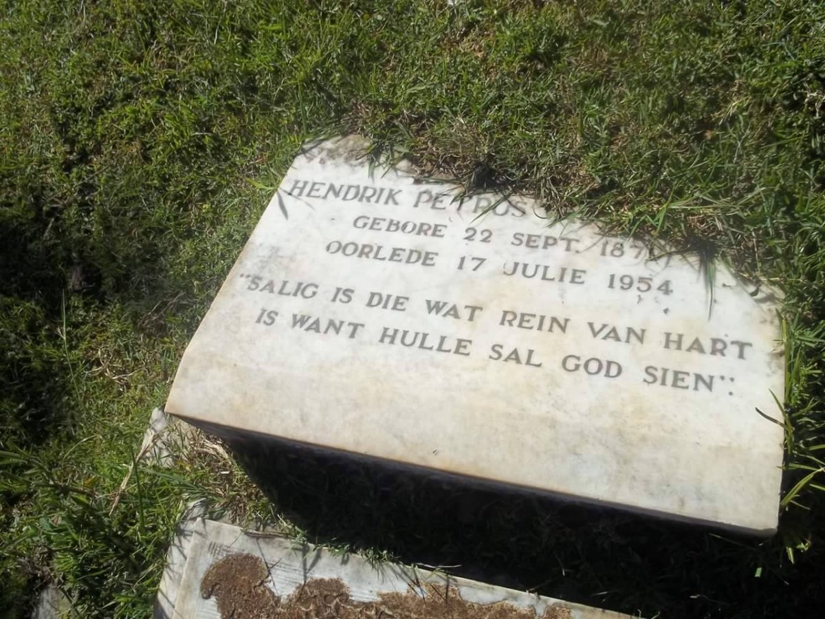 ? Hendrik Petrus 187?-1954