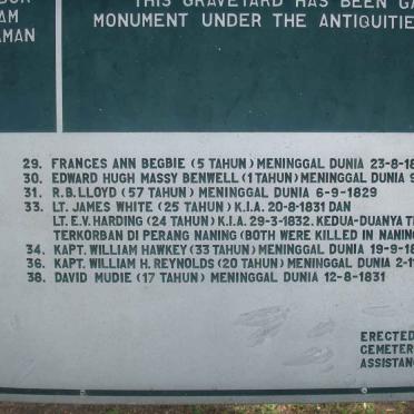 6. BRITISH GRAVES 1818-1838