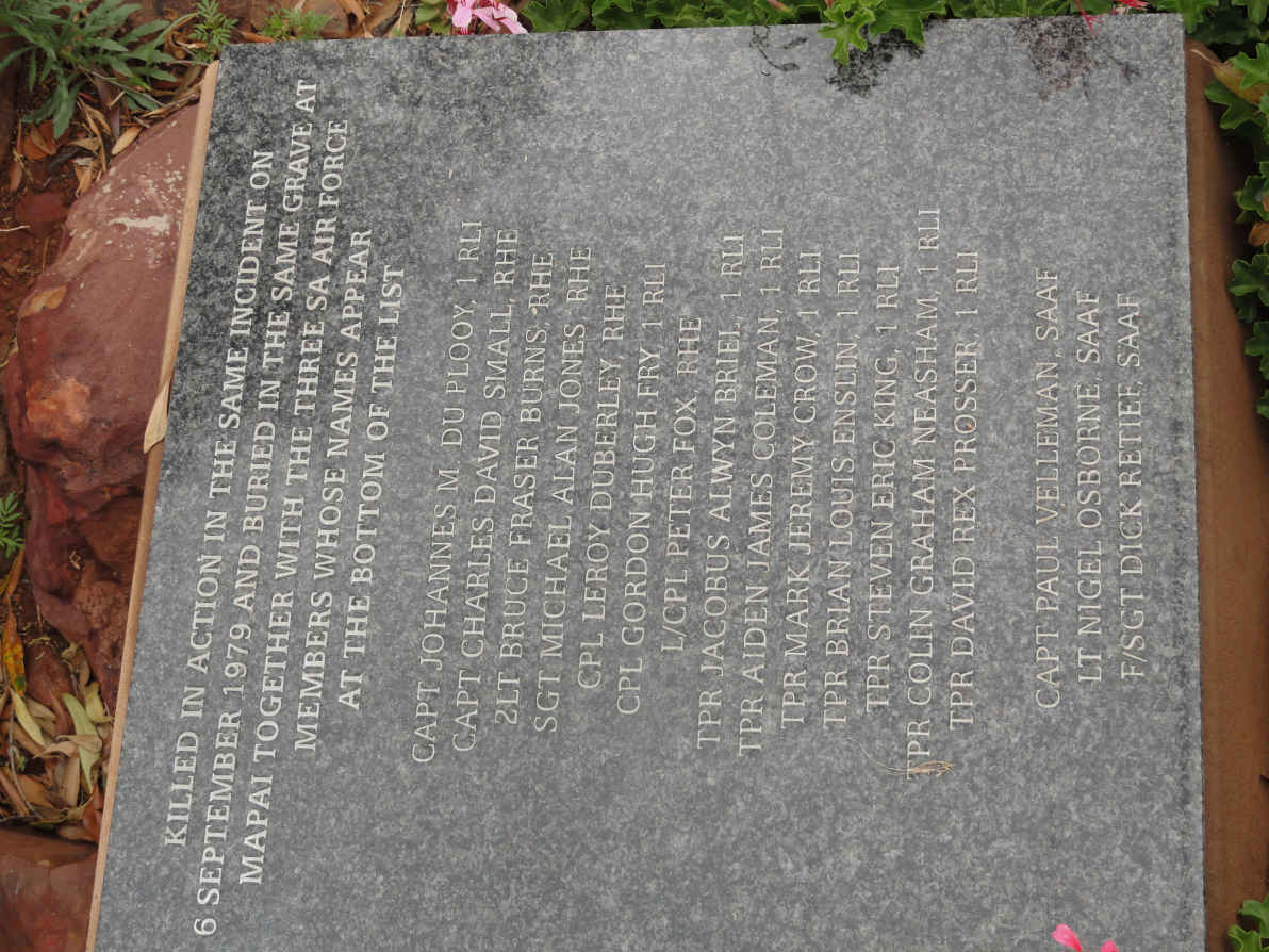 4. Memorial to those who died in Operation Uric