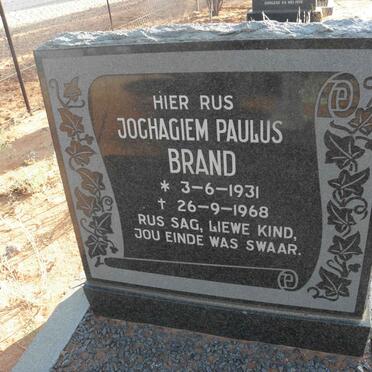 BRAND Jochagien Paulus 1931-1968