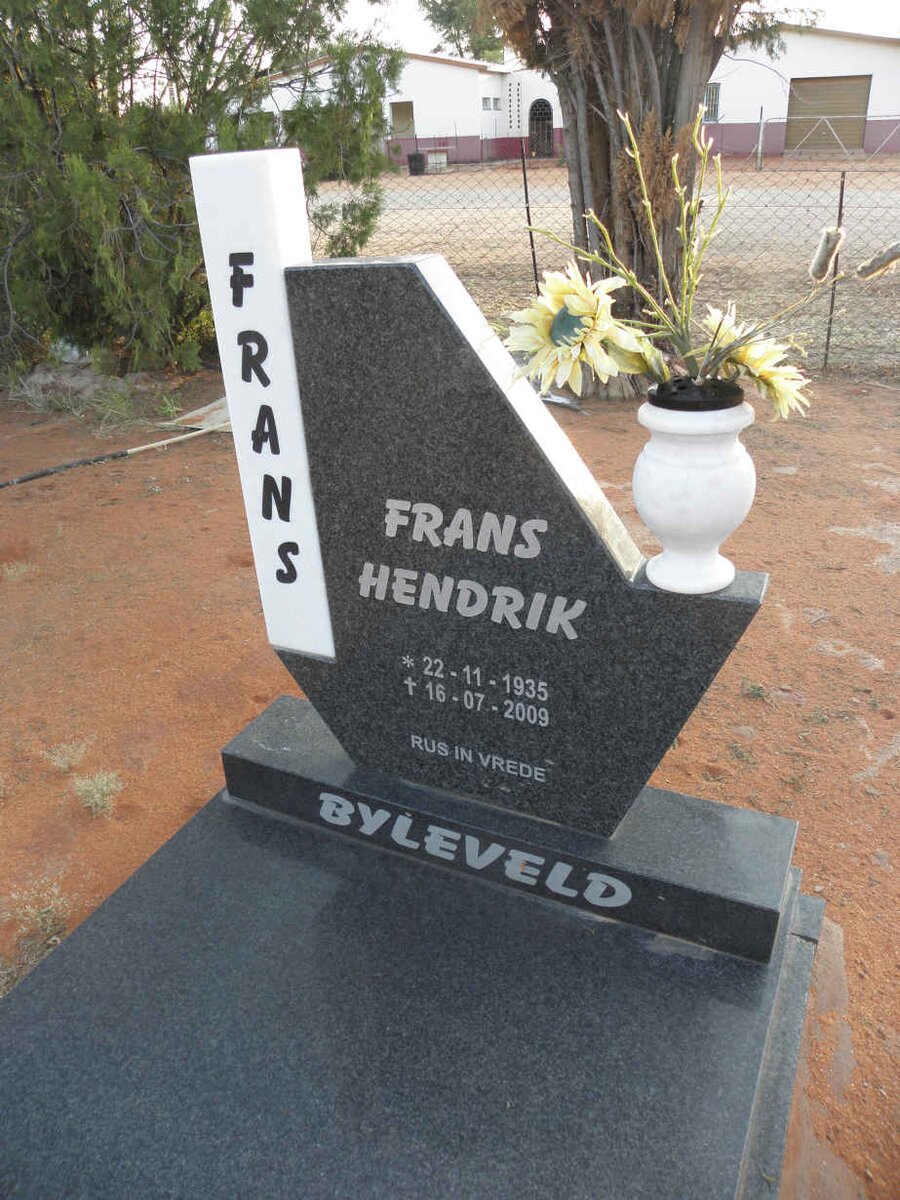 BYLEVELD Frans Hendrik 1935-2009