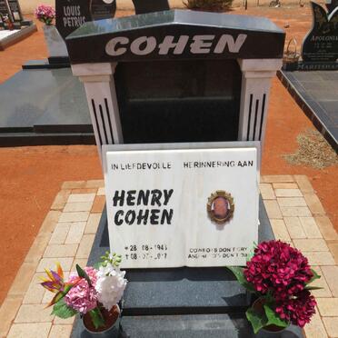 COHEN Henry 1943-20?7