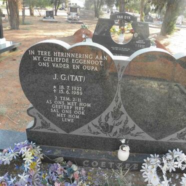 COETZEE J.G. 1922-1989