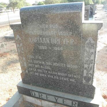 DREYER Adriaan 1886-1964