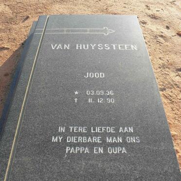 HUYSSTEEN Jood, van 1936-1990