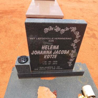 KOTZE Helena Johanna Jacoba 1928-2013