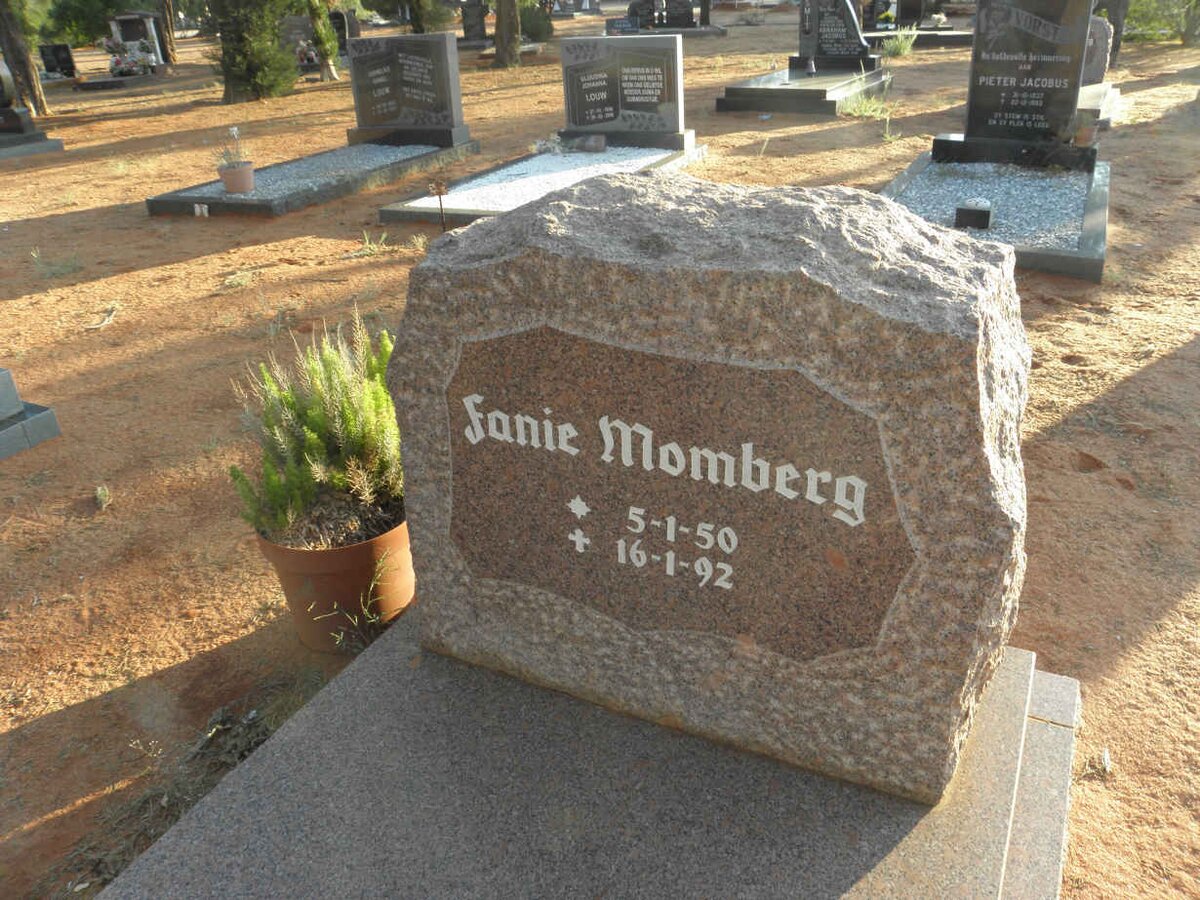 MOMBERG Fanie 1950-1992