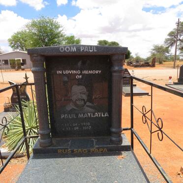 MATLATLA Paul 1950-2017