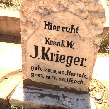 KRIEGER J. 1880-1906