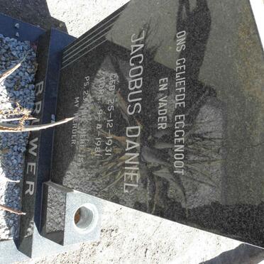 BRUWER Jacobus Daniel 1931-1981