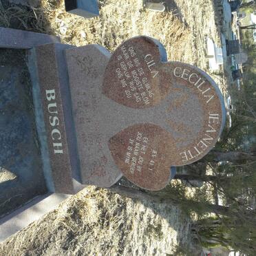 BUSCH Cecilia Jeanette 1871-1997