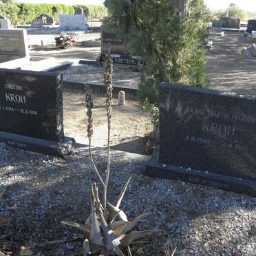 KROH Franz Martin Teodor 1888-1962 &amp; Christine 1894-1980