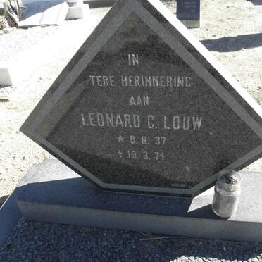 LOUW Leonard C. 1937-1974