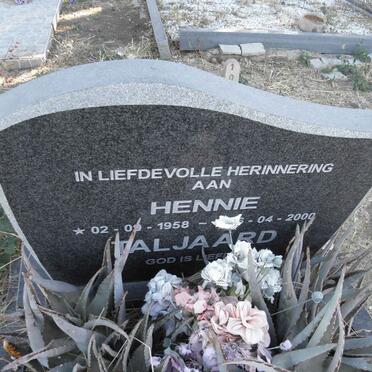 TALJAARD Hennie 1958-2000