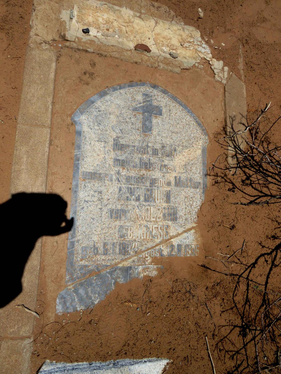 GRUHN Anna verw. MOLZAHN geb. KRIESS 1884-1935