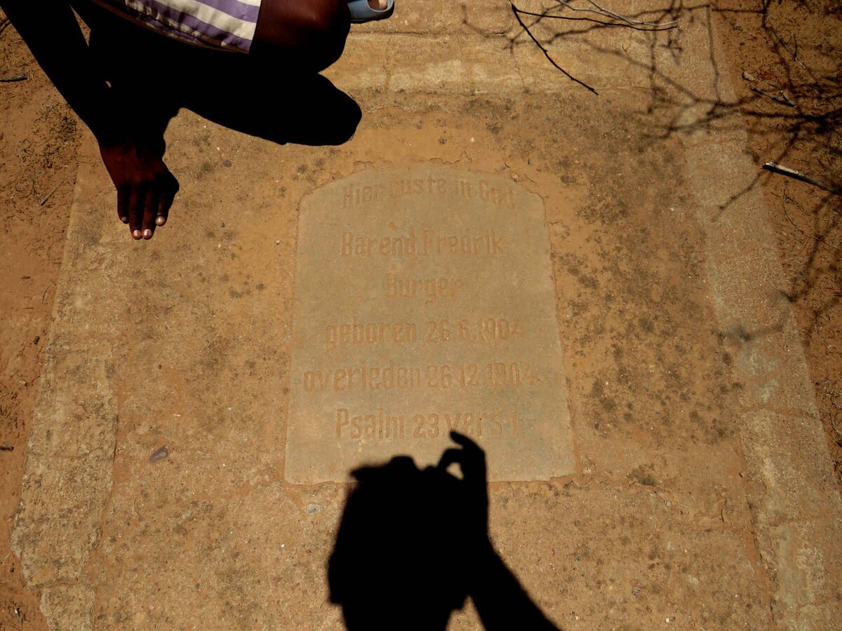 BURGER Barend Fredrik 1904-1904