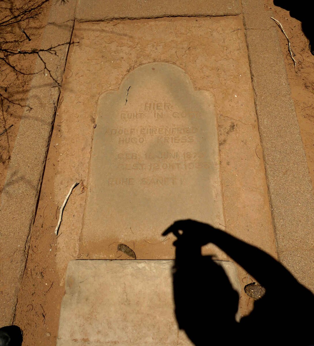 KRIESS Adolph Ehrenfried Hugo 1875-1933