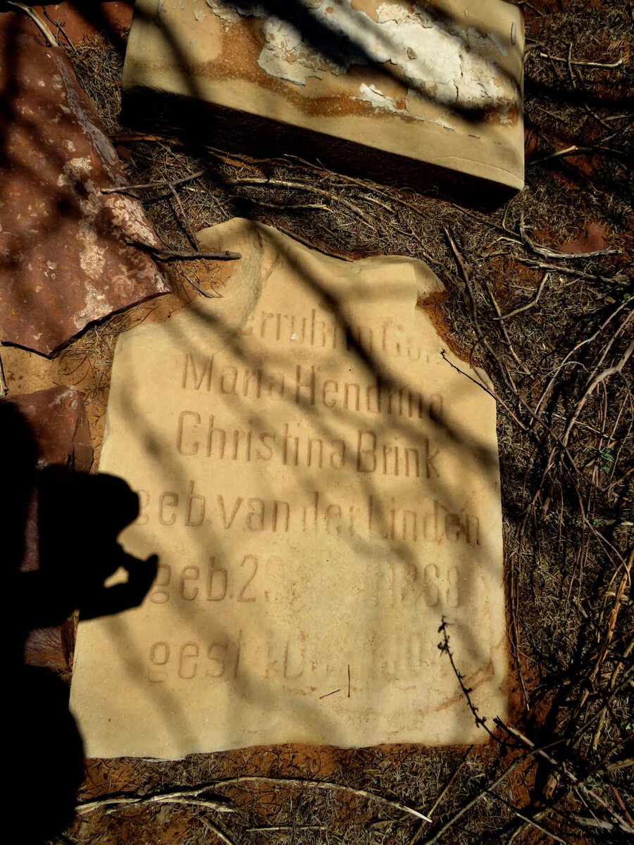 BRINK Maria Hendrina Christina nee VAN DER LINDEN 1868-1904