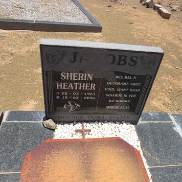 JACOBS Sherin Heather 1961-2006