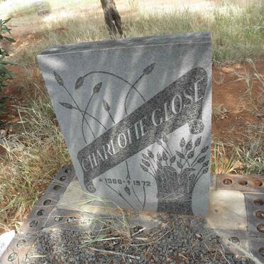 CLOSE Charlotte 1900-1972