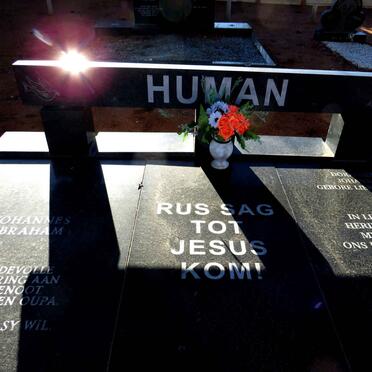 HUMAN Johannes Abraham 1935-1998 & Dorathea Johanna LIEBENBERG 1938-2010 _1