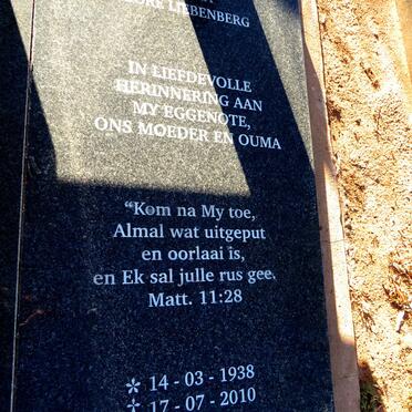 HUMAN Johannes Abraham 1935-1998 & Dorathea Johanna LIEBENBERG 1938-2010 _3