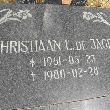 JAGER Christiaan L., de 1961-1980