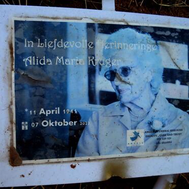 KRUGER Alida Maria 1941-2022 