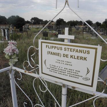 KLERK Flippus Stefanus, de 1961-2010