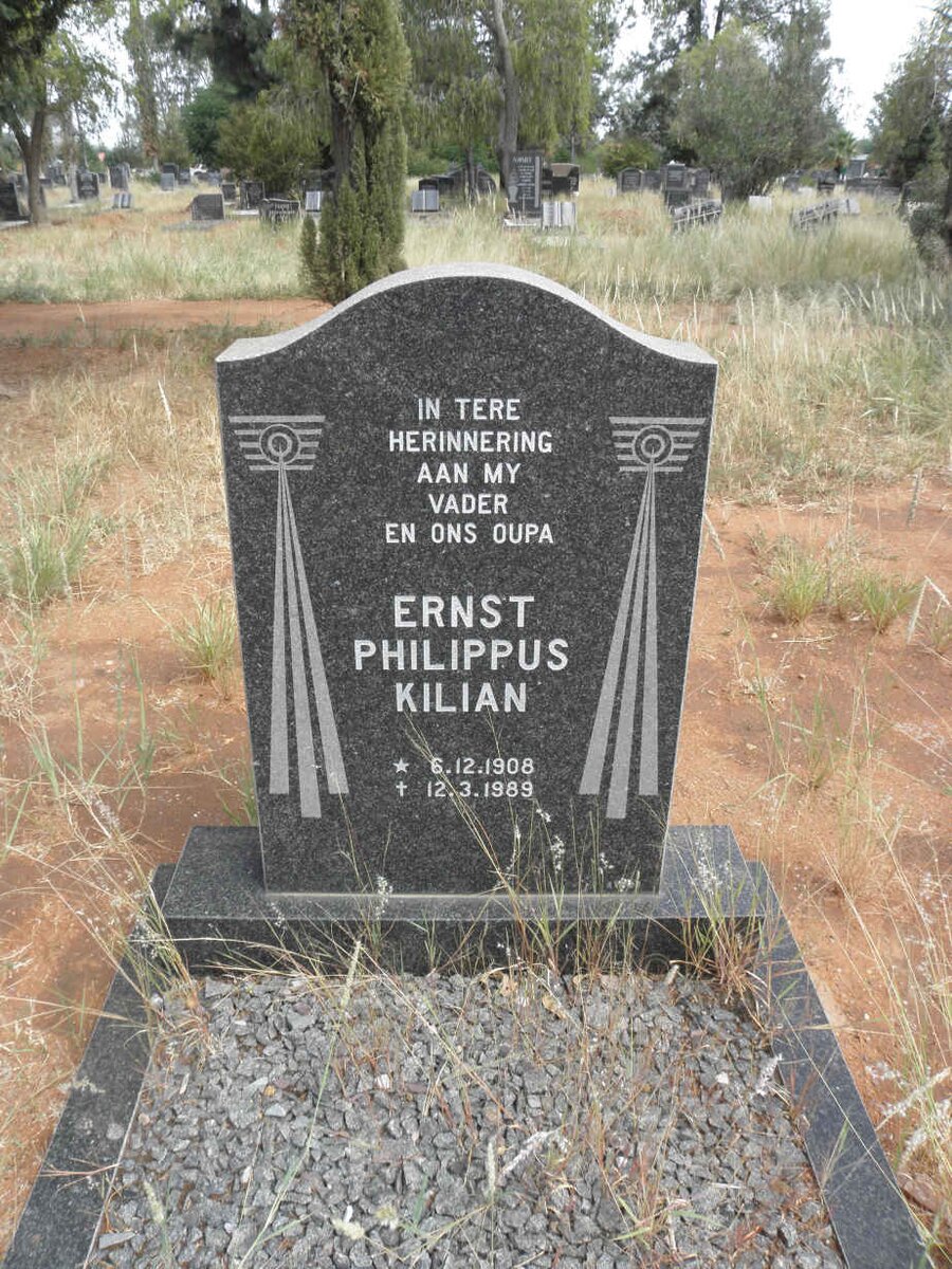 KILIAN Ernst Philippus 1908-1989