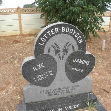 LOTTER-BOOYSEN Ilze 1953-1996 :: LOTTER-BOOYSEN Jandre 1996
