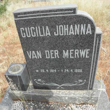 MERWE Cucilia Johanna, van der 1914-1966