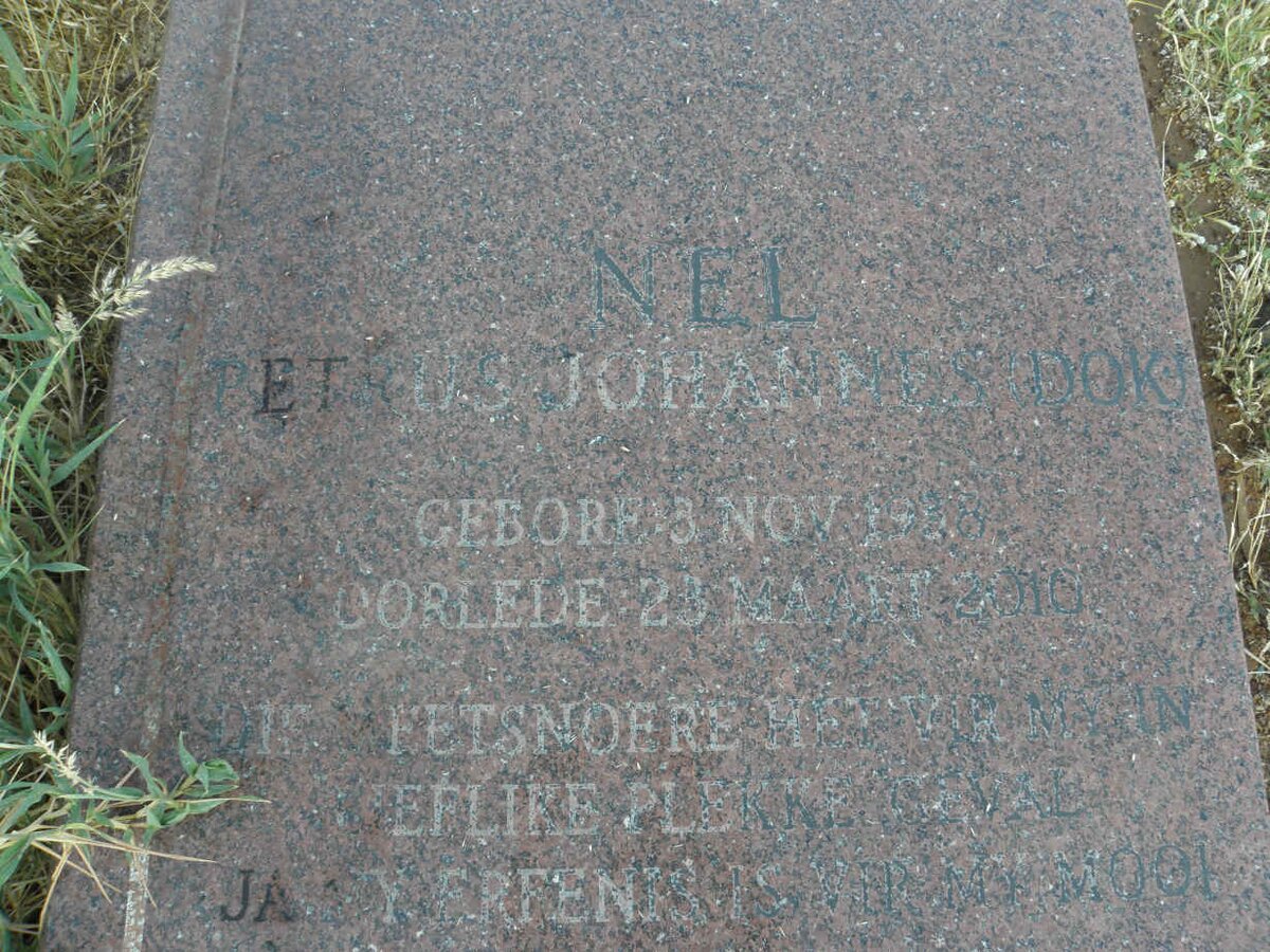 NEL Petrus Johannes 1938-2010