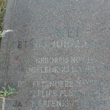NEL Petrus Johannes 1938-2010