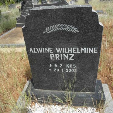 PRINZ Alwine Wilhelmine 1905-2003