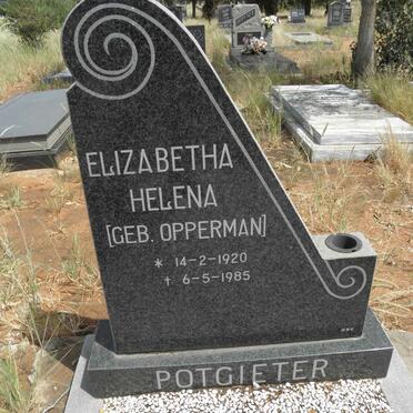 POTGIETER Elizabetha Helena nee OPPERMAN 1920-1985