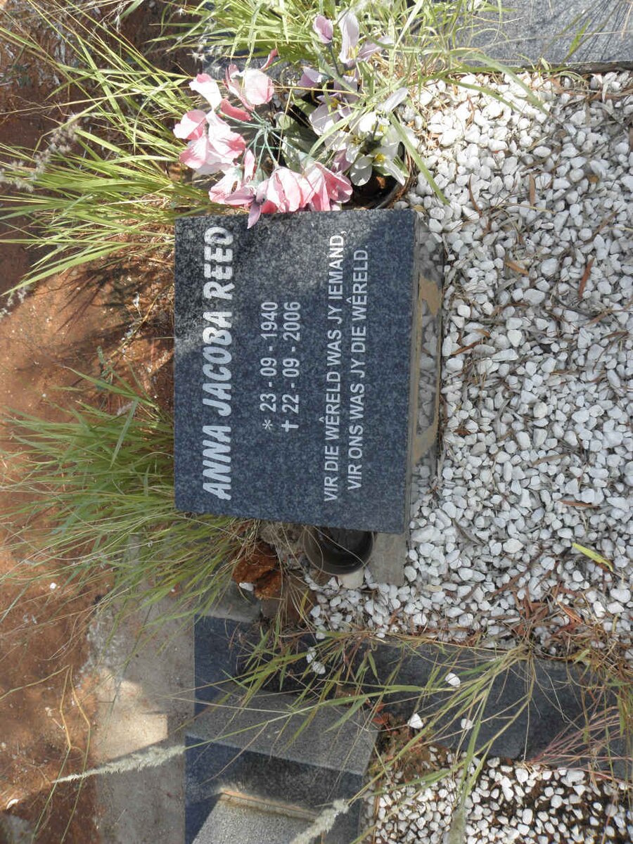 REED Anna Jacoba 1940-2006