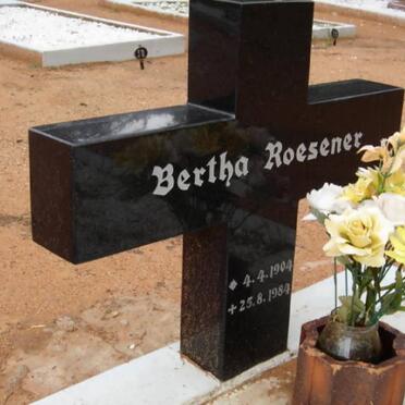 ROESENER Bertha 1904-1984