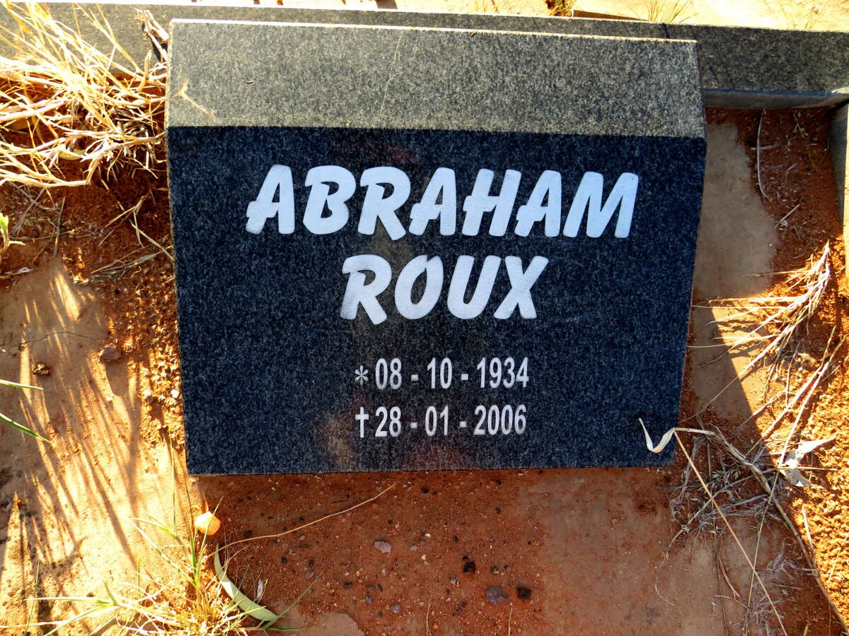 ROUX Abraham 1934-2006