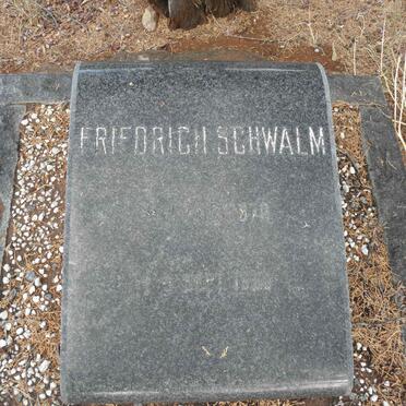 SCHWALM Friedrich 1878-1950