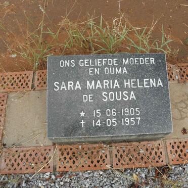 SOUSA Sara Maria Helena, de 1905-1957