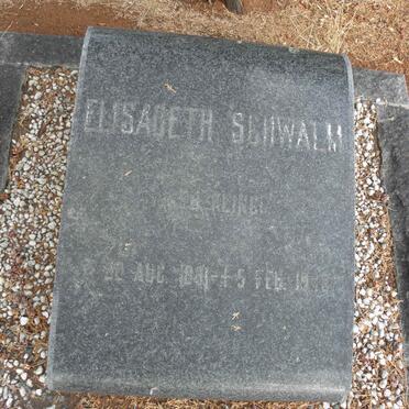 SCHWALM Elizabeth 1881-1948