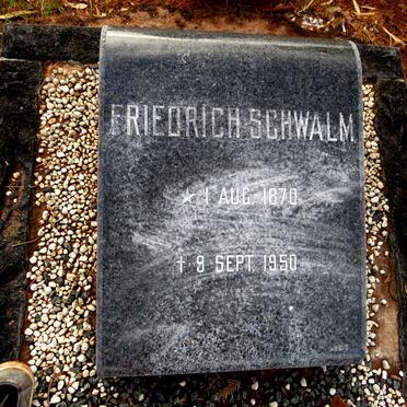 SCHWALM Friedrich 1870-1950