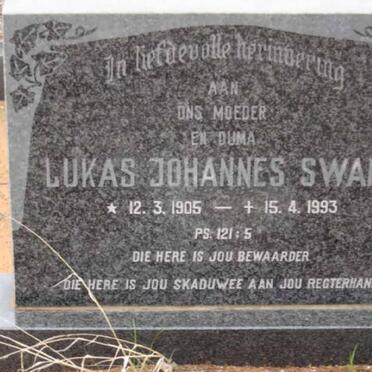SWART Nicolaas Jacob 1899-1971 &amp; Lukas Johannes 1906-1993
