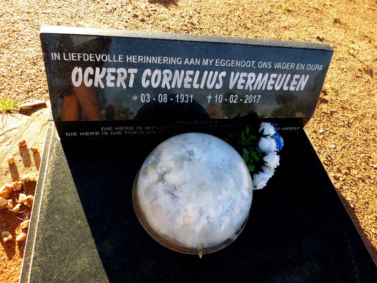 VERMEULEN Ockert Cornelius 1931-2017