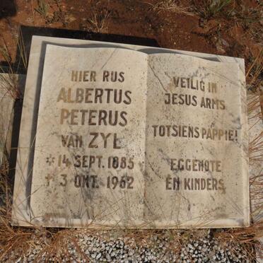 ZYL Albertus Peterus, van 1885-1962